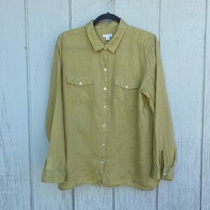 Bundle 3 for 50% off J. Jill Love Linen Classic Button-Down Shirt